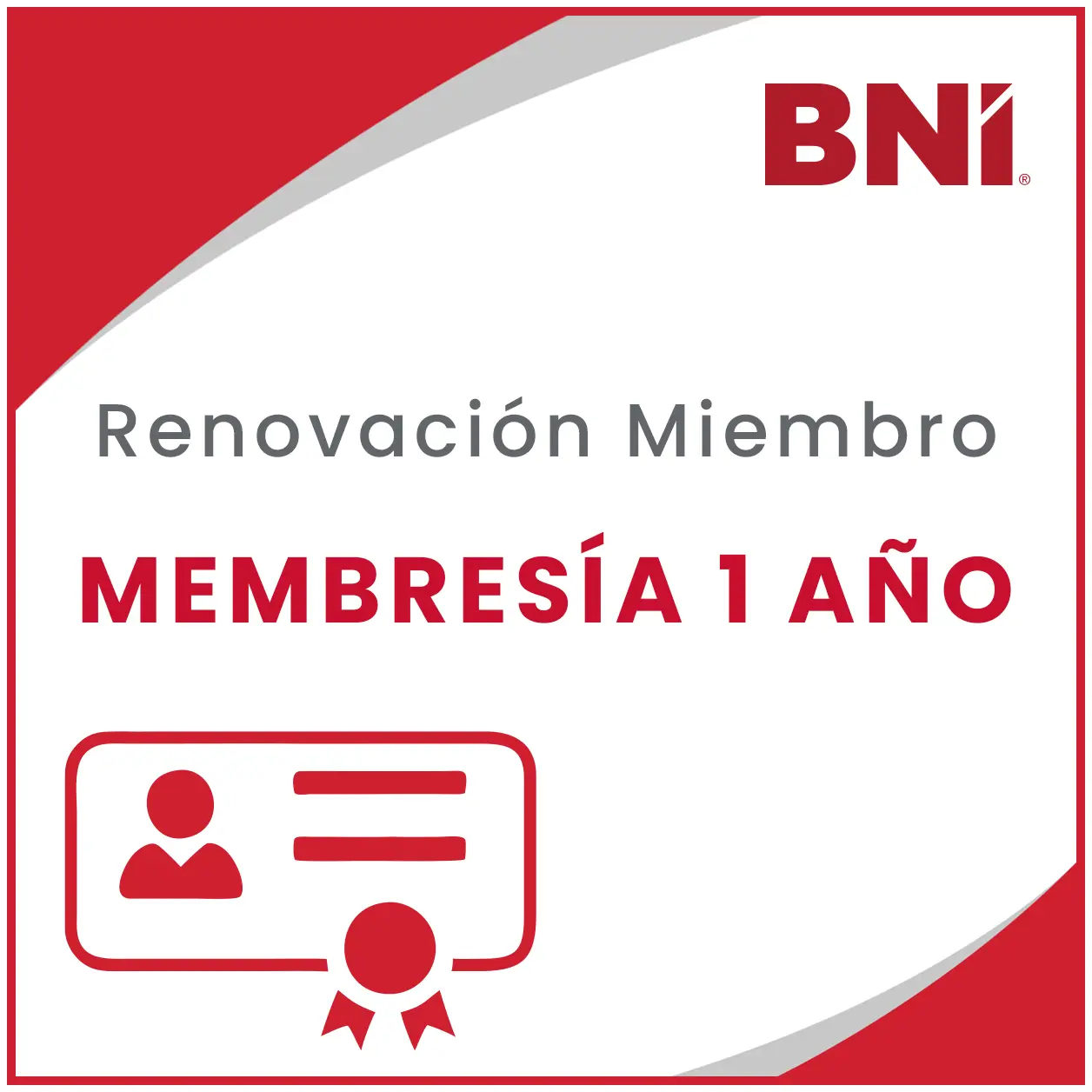 Renovación Miembro – Membresía 1 año