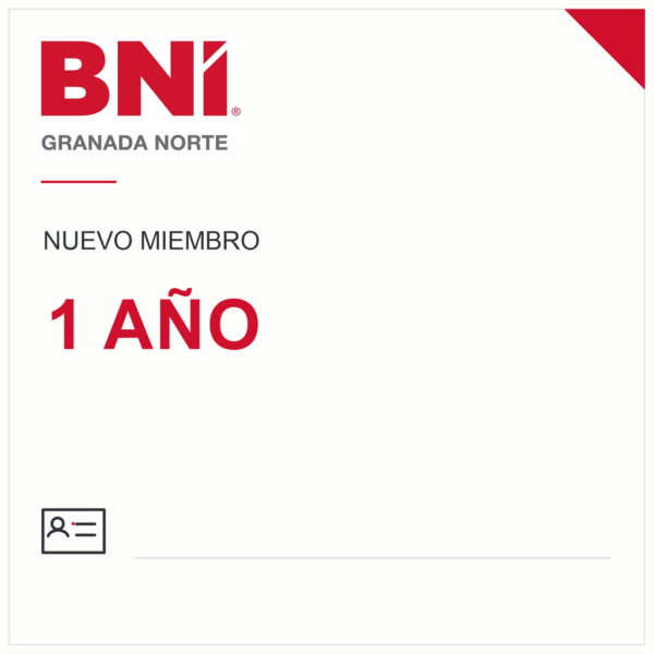 NUEVO MIEMBRO MEMBRESÍA 1 AÑO